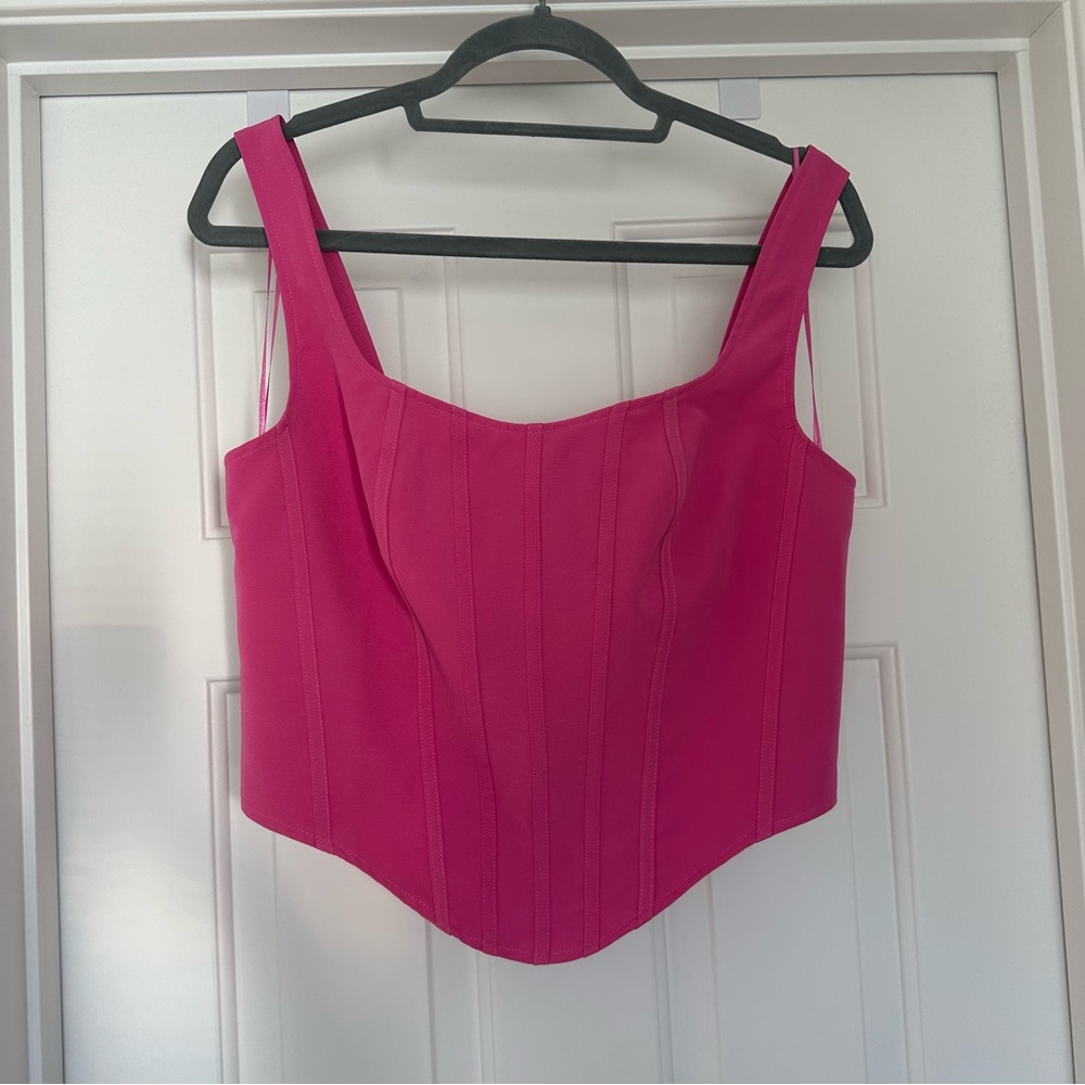 SINCERELY JULES Pink Corset Top